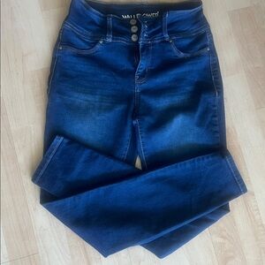 Wallflower Junior Size 9 Deep Indigo High Rise Skinny Denim Jeans